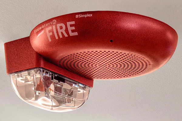 red colored fire detection system