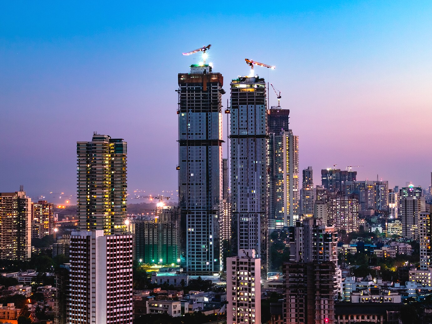violet sky building