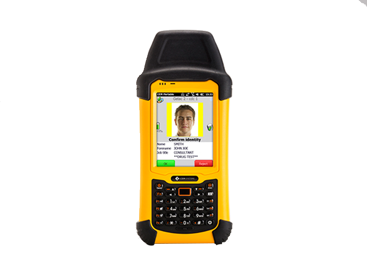 portable hand held card reader